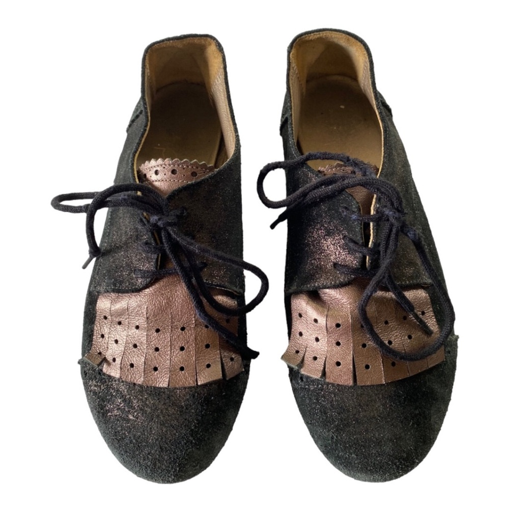 Papanatas by Eli 1957 Fringe Leather Shoes